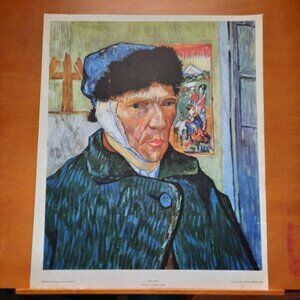 Art Print, "Self-portrait with Bandaged Ear" by Vincent van Gogh